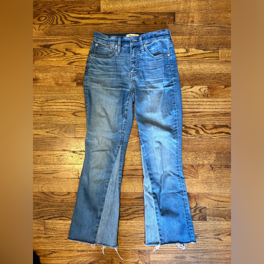 Madewell Cali-Demi Boot High-Rise Cropped Jeans Size 26